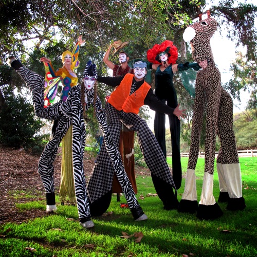 Forest Friends Welcome  
~Specialty 4-legged stilts~